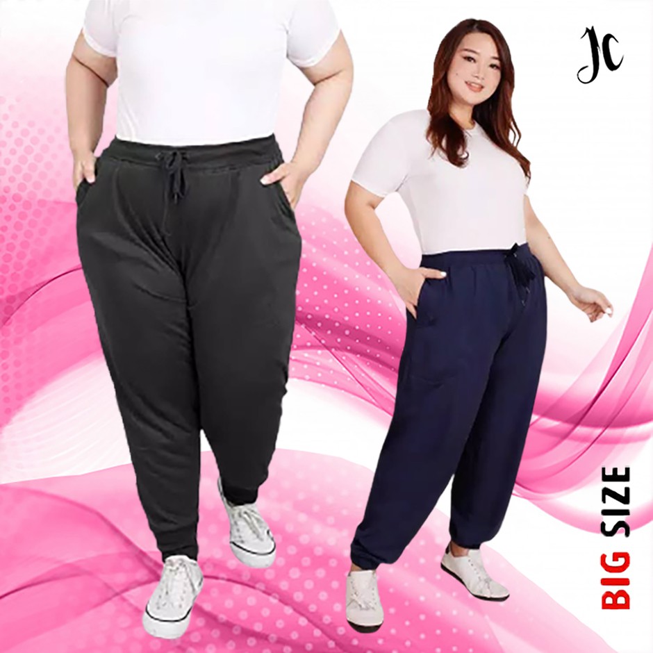 Celana Wanita Big Size 3XL Effa / Joger Wanita Jumbo - JCCollections