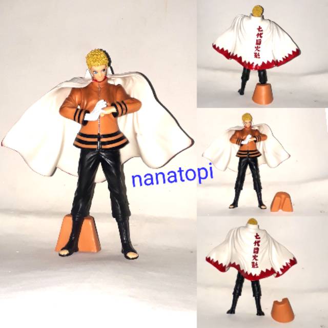 Miniatur action figure hokage naruto