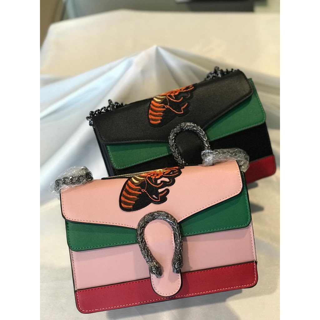 Tas GUCCI DIONYSUS SLING BEE 1304 CVB 30 batam impor original fashion branded reseller sale