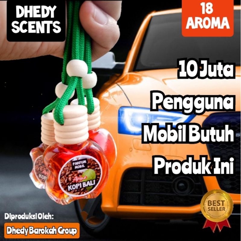 Parfum Mobil Botol Apel Kemasan ZIPLOCK 10 ml Dhedy Scents