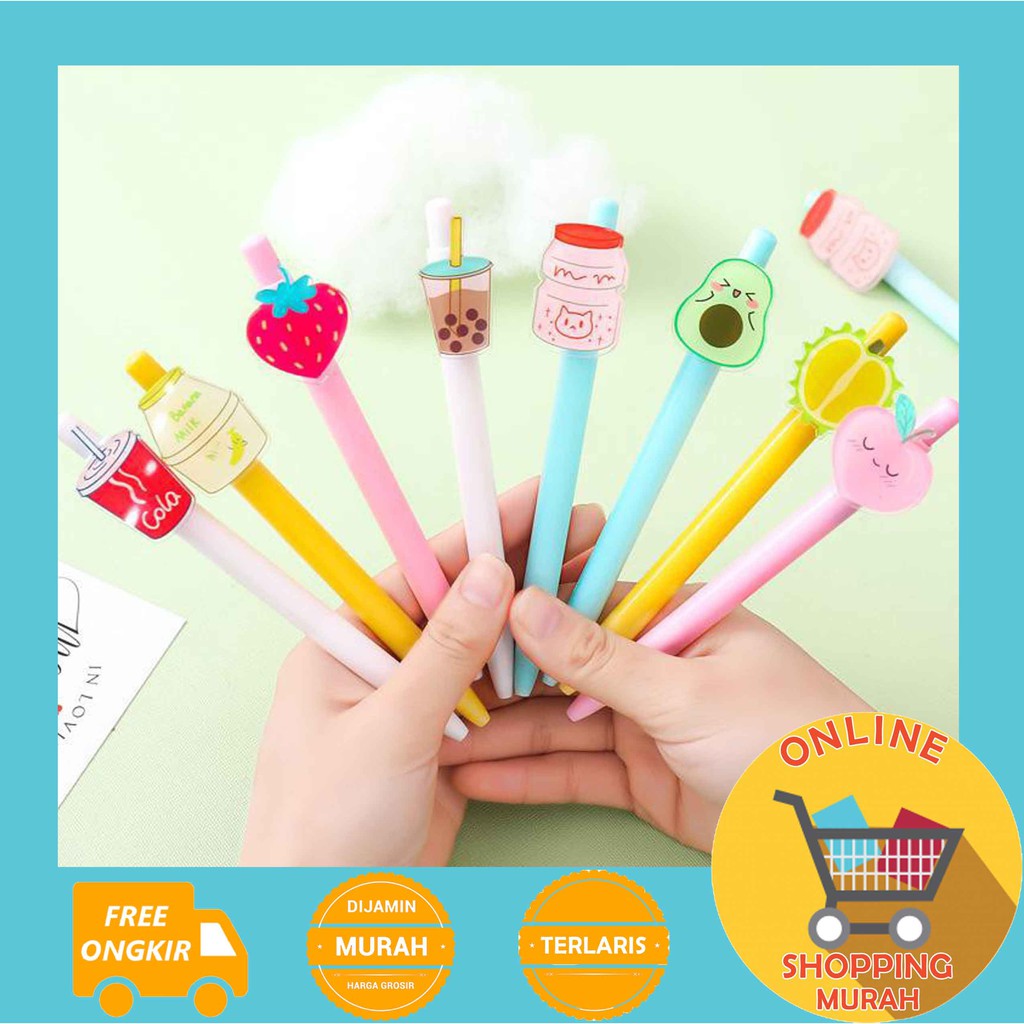 

[O.S.M] PENA MEKANIK MOTIF MAKANAN - PULPEN MEKANIK FOOD TERBARU - PENA MEKANIK BUAH DAN MAKANAN