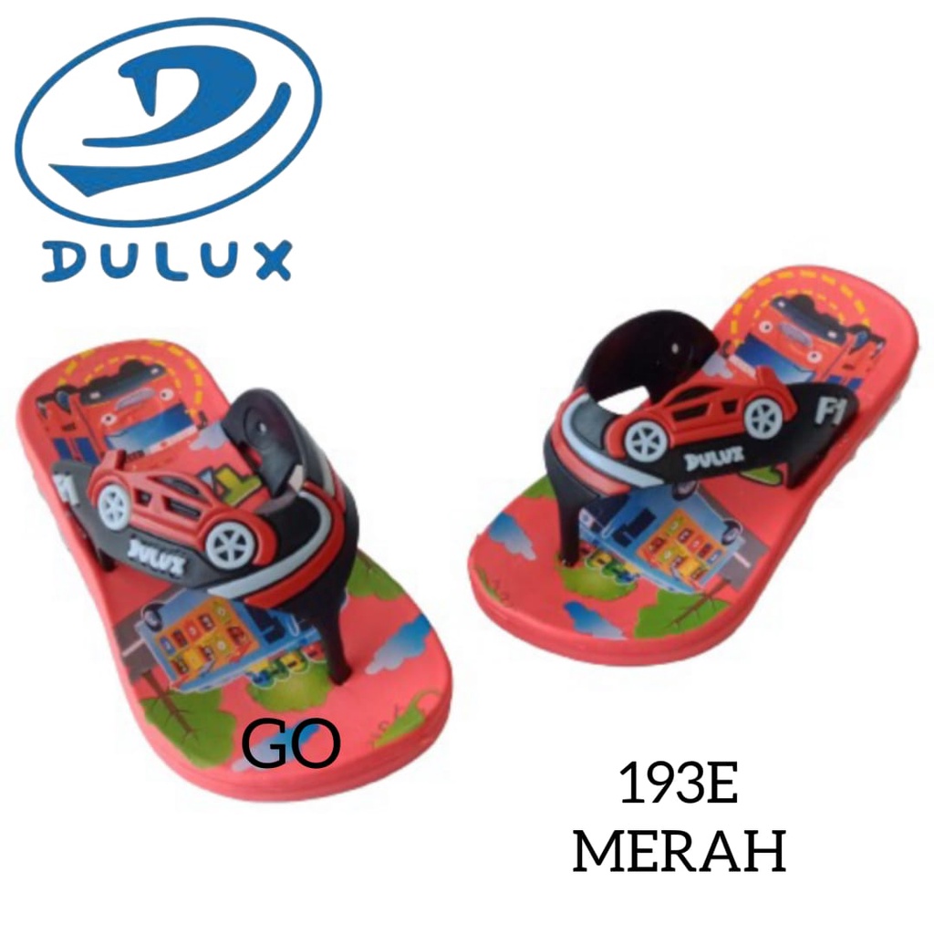 gos DULUX 193 D Sandal Jepit Anak terbaru Warna Warni Karakter Tayo