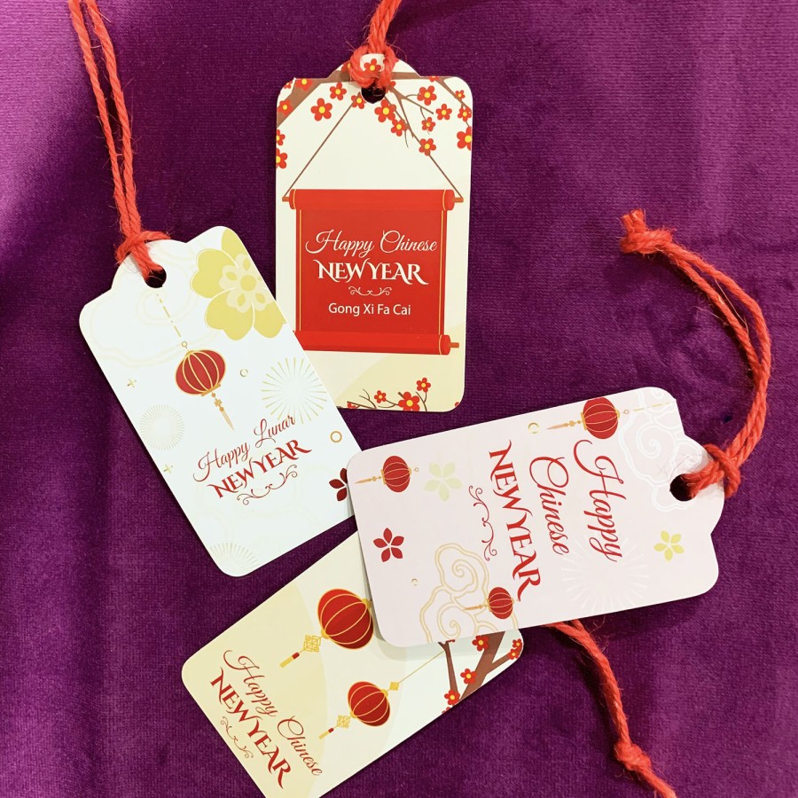 

Hang Tag Big Size Imlek Gift Label Kartu Mini Ucapan Chinese New Year