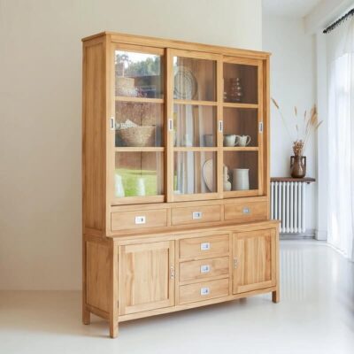 Lemari Kayu jati / Lemari pajangan / lemari dapur/ kabinet dapur/ free ongkir jawa jabodetabek