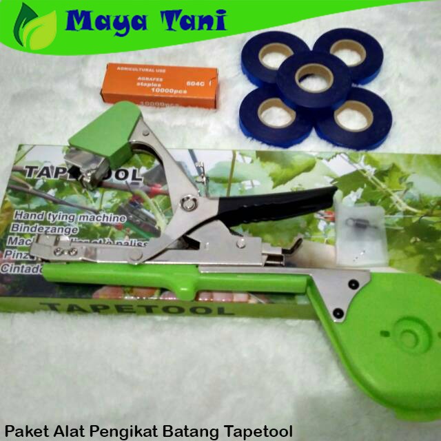 Paket Alat Pengikat Batang Tapetool Tape Tool Tanaman Cabe Tomat Dll