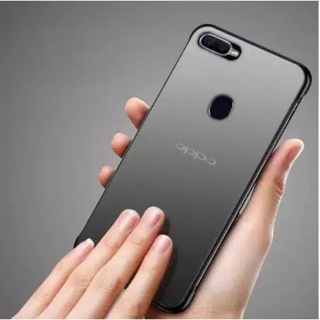 Hard Case OPPO A31 Frameless Transparent Matte Fingger Ring Casing