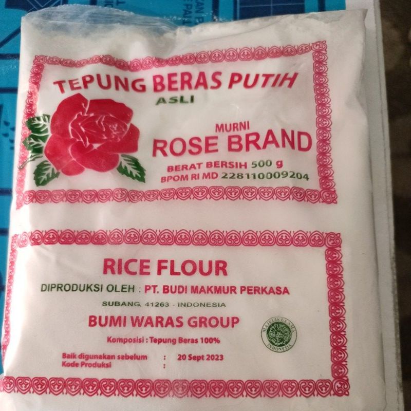 

Tepung Beras Putih Rose Brand 500 gr