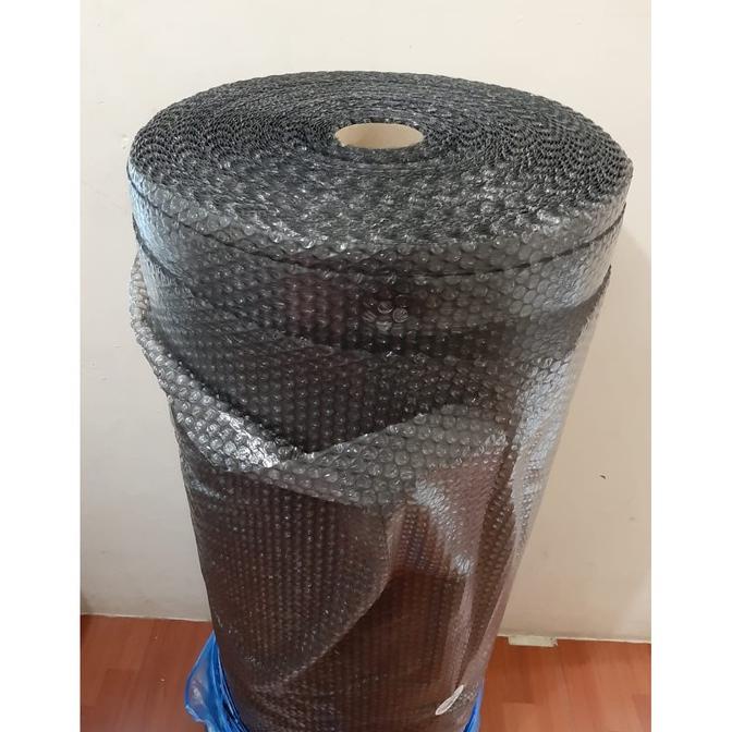 

DISKON!!! Promo Bubble wrap Hitam GOJEK GRAB ONLY SURABAYA 1.25m x 50m max 1 roll packing plastik gelembung ok