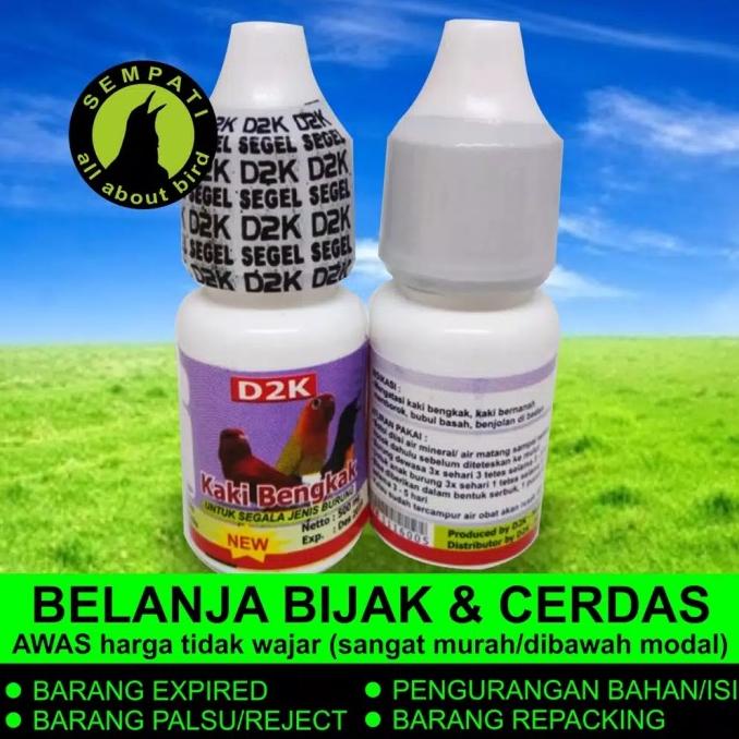 KAKI BENGKAK D2K OBAT BURUNG SAKIT KAKI IRITASI BENGKAK LUKA