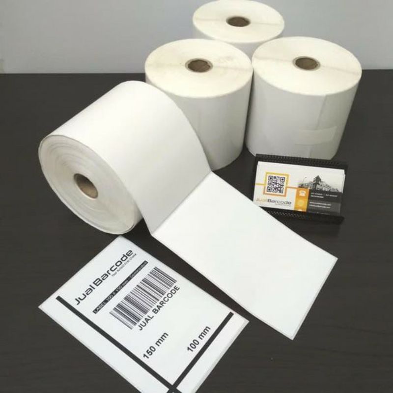 Kertas Thermal 100x150 Roll Isi 300pcs / Kertas Print Thermal 100x150 Isi 300pcs