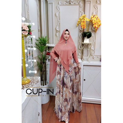 Asoka Series ORI by Cupin Cup-in Design / Gamis Set Syar'i / Gamis Mewah / Gamis Pesta / Baju Syar'i Terbaru / Muslimah Branded Wear-3