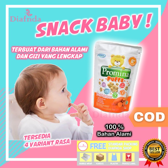 Jual Promina Puff Snack Cemilan Bayi Baby Makanan Bayi Jajanan Cemilan ...