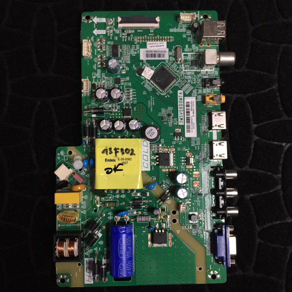 MB - MAINBOARD - MESIN TV PANASONIC TH 43F302 G - 43 F 302 G