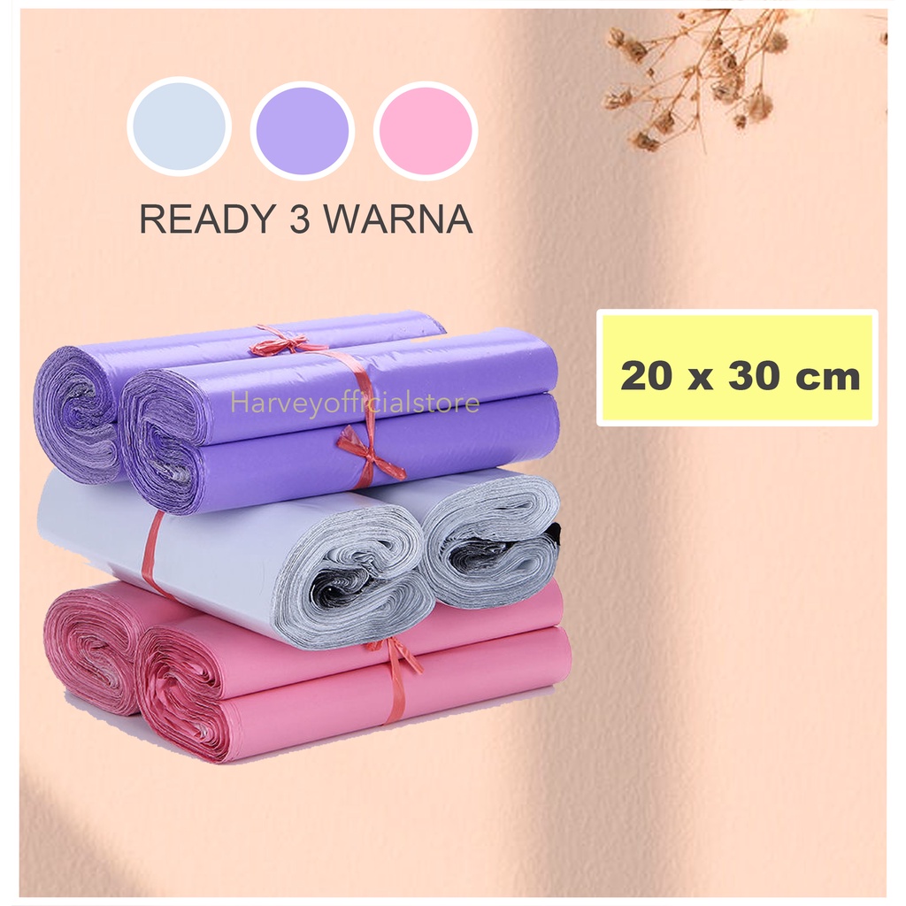 

[20x30] PLASTIK PACKING POLYMAILER PLASTIK PACKING ONLINE SHOP WARNA PUTIH POLY MAILER