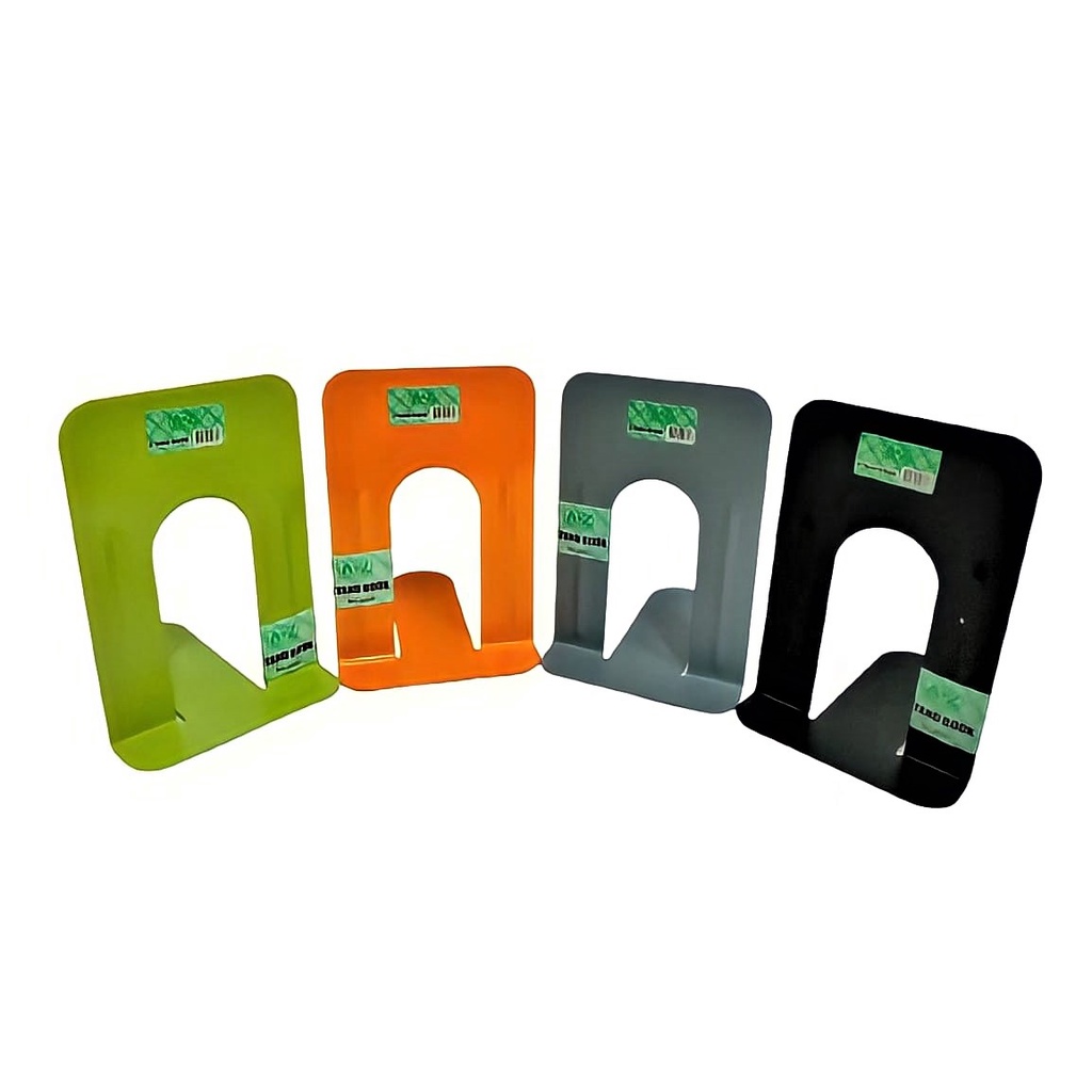 

PEMBATAS BUKU BESI BESAR BOOK END PENYANGGA BUKU MAGAZINE HOLDER 8 INCH LARGE