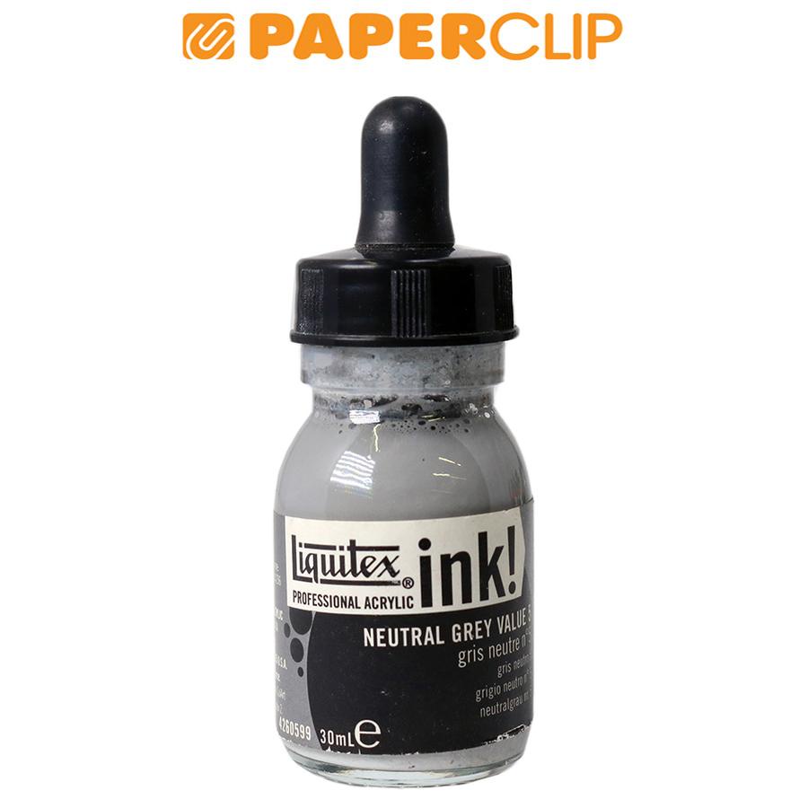 

ACRYLIC INK LIQUITEX 30ML NEUTRAL GREY VALUE 5 4260599