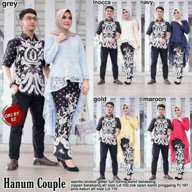 GROSIR HANUM COUPLE BROKAT PINGUIN