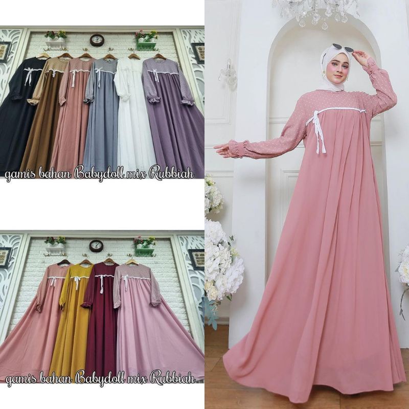 DRESS ANNISA SYARI BY ASM RUBIAH URAGIRI BABYDOLL