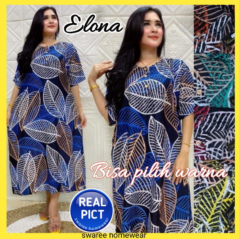 Daster Bali Busui Rayon Daster Jumbo Murah Baju Daster Kekinian Baju Wanita Batik Pekalongan Elona