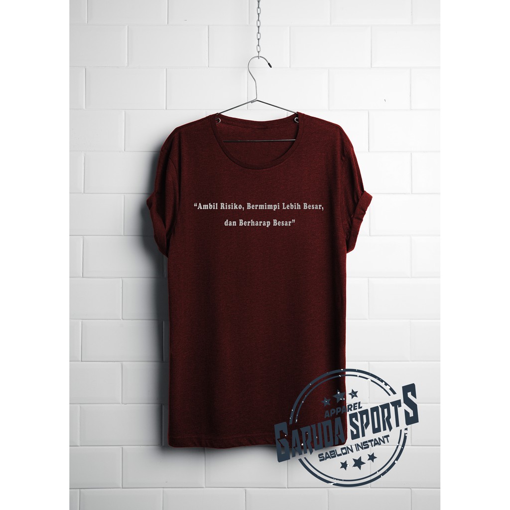 Kaos Kata Kata Motivasi 1 Shopee Indonesia