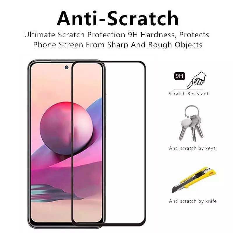 TEMPERED GLASS XIAOMI REDMI NOTE 10 PRO / NOTE 10S / NOTE 10 TEMPERED GLASS FULL COVER ORI