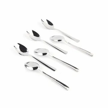 Set Sendok Teh 6 Pcs Stainless Steel Baja Tahan Karat Ori Ace Krischef