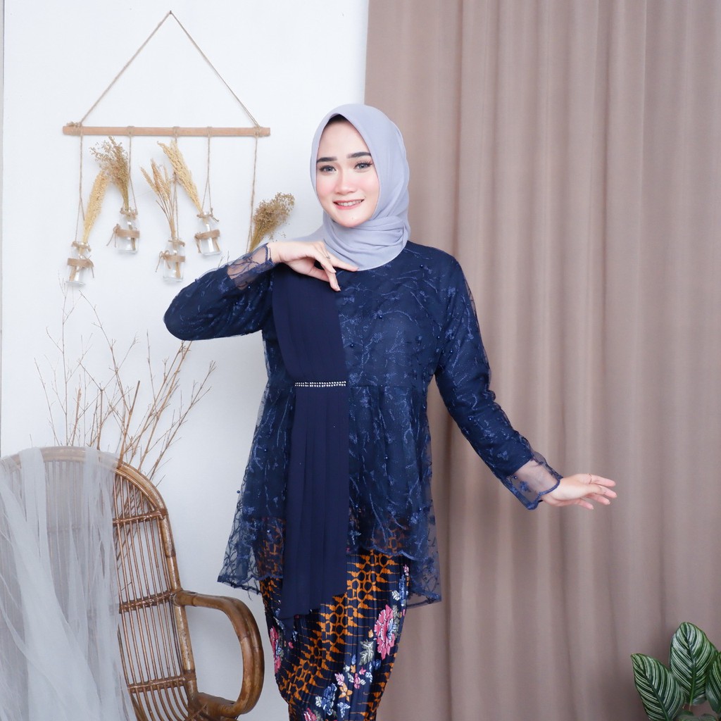 SET KEBAYA PUTRI SELENDANG+MASKER Murah