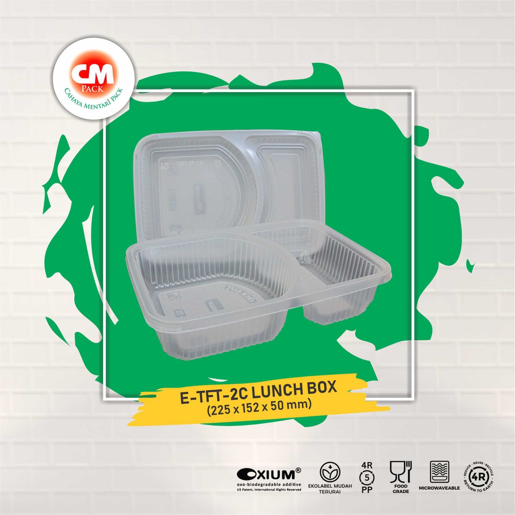 

ECORASA E-TFT-2C-SET LUNCH BOX ( ISI 50 SET )