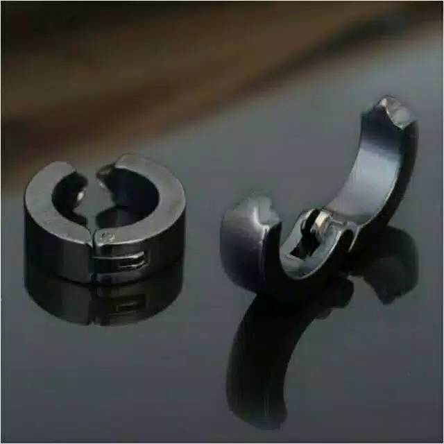 Anting Pria / Wanita  Anting Titanium Jepit Tanpa Tindik Anting Tanpa Tindik Korea / Tindik Magnet