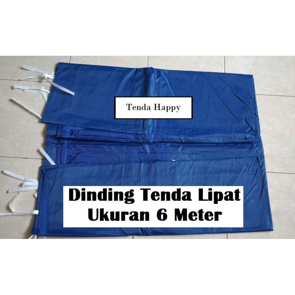 Terpal Dinding Tenda 6 Meter Untuk Tenda Lipat 2x2
