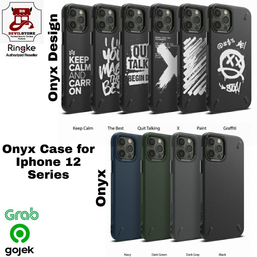 Case Iphone 12 / 12 Mini / 12 Pro / 12 Pro Max Ringke Onyx Original