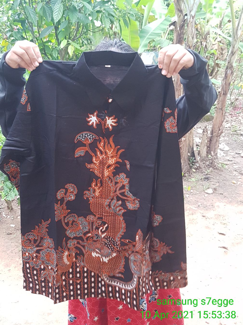 Kemeja Batik Pria Lengan Panjang Naga Keris M.l.xl.xxl