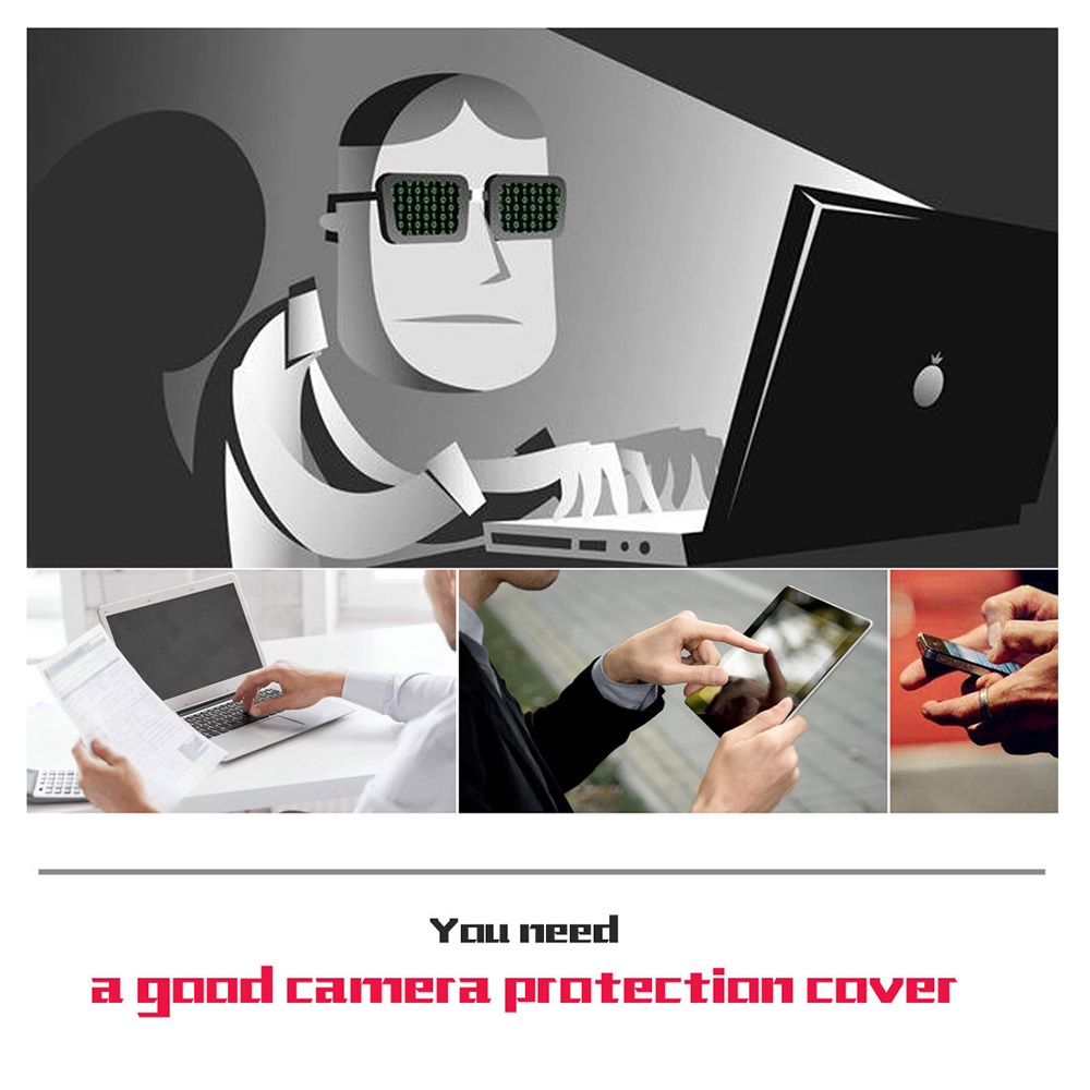 Cover Penutup Kamera Lensa WEBCAM - Slider Kamera Webcam Privasi