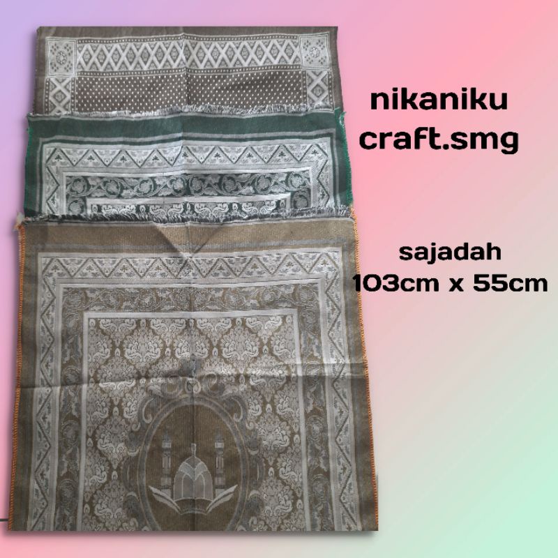 souvenir sajadah murah/souvenir nikah/khitan/aqiqah/sajadah/souvenir haji umroh/terlaris/semarang