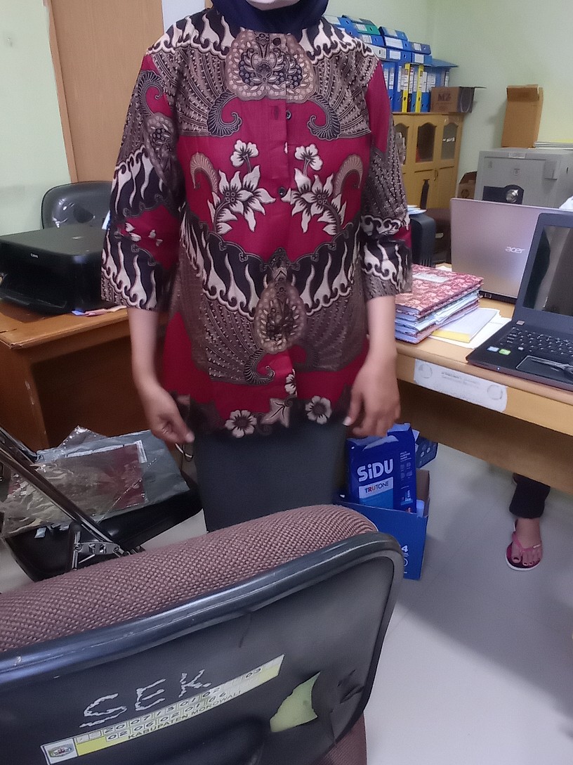 Atasan Batik Dolby Dolbi Dobby Doby Tenun Sutra Tulis Halus Katun Atbm Baron ,sarombit Atasan