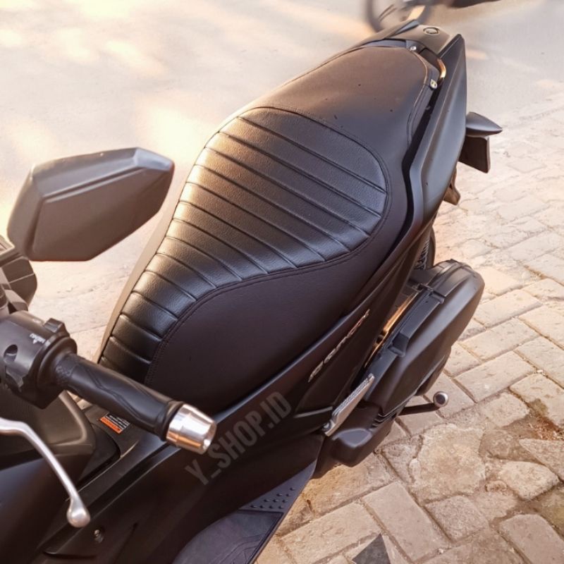 Sarung Cover Jok Motor Aerox 155 125 160 Modifikasi Caferacer
