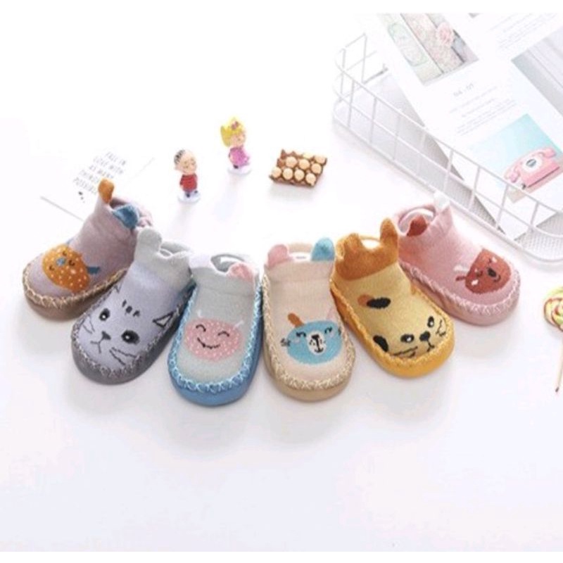 Kaos kaki anak bayi anti slip kaos kaki sepatu bayi baby prewalker