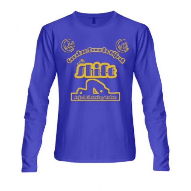 KAOS DAKWAH ISLAMI LENGAN PANJANG GERAKAN PEMUDA HIJRAH SHIFT KEREN