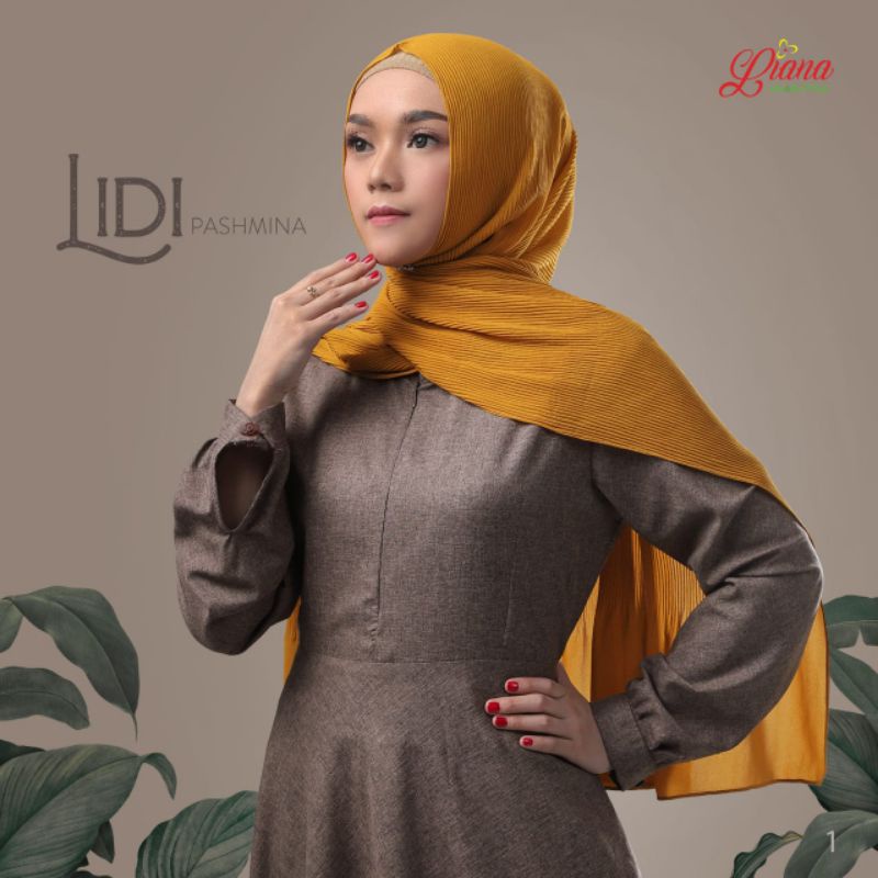 Pashmina Plisket Lidi //Ori by liana hijab