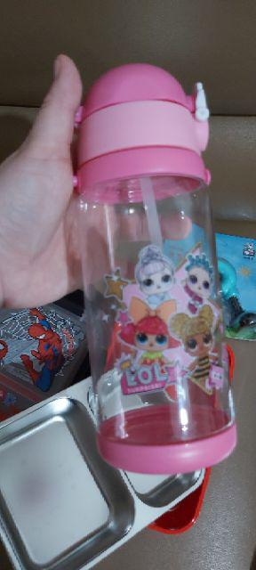 Botol Minum Anak Lions Star Botol Anak Tali Dan Sedotan Karakter Sikat Botol