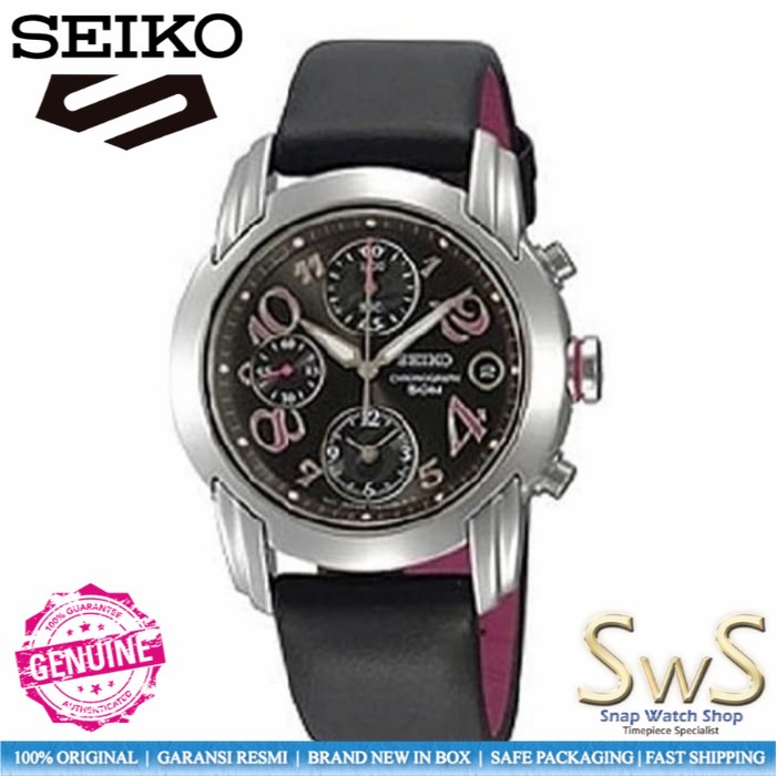 SEIKO Chronograph SND873 SND873P1 Jam Tangan Wanita