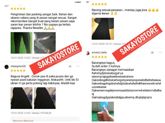 SAKAYO - Celana Kantor Formal Kerja Pria Slimfit Bahan Dasar Kain