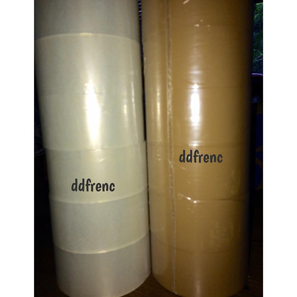 

Isolasi - solasi - Lakban Bening - Lakban Coklat PremierTape untuk Packing Pakaging 6pcs