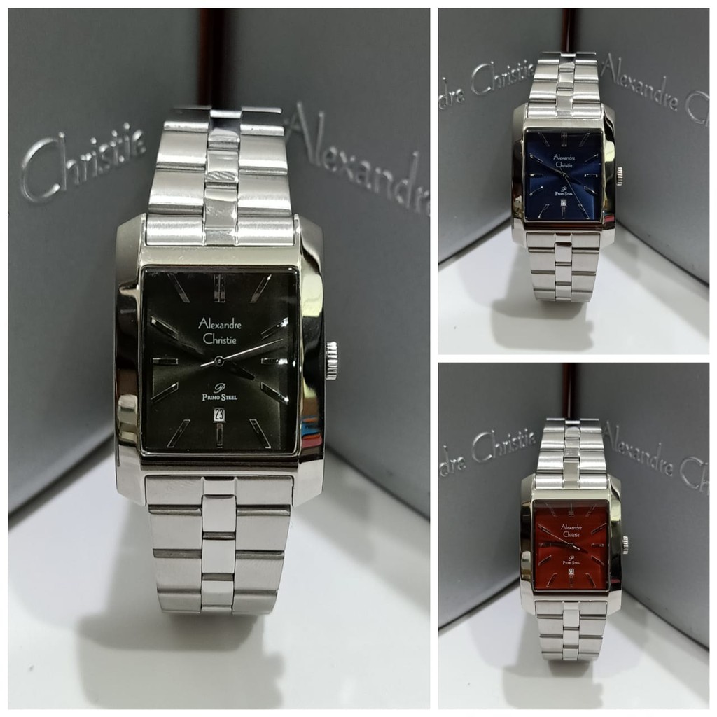 Jam Wanita Alexandre Christie AC 1022 AC1022 Stainless Alexander Christie Original Free Baterai