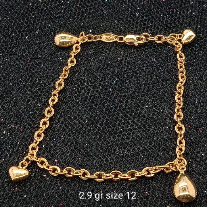 Gelang Emas 17K - 2.9 gr Kadar 750 - 1408