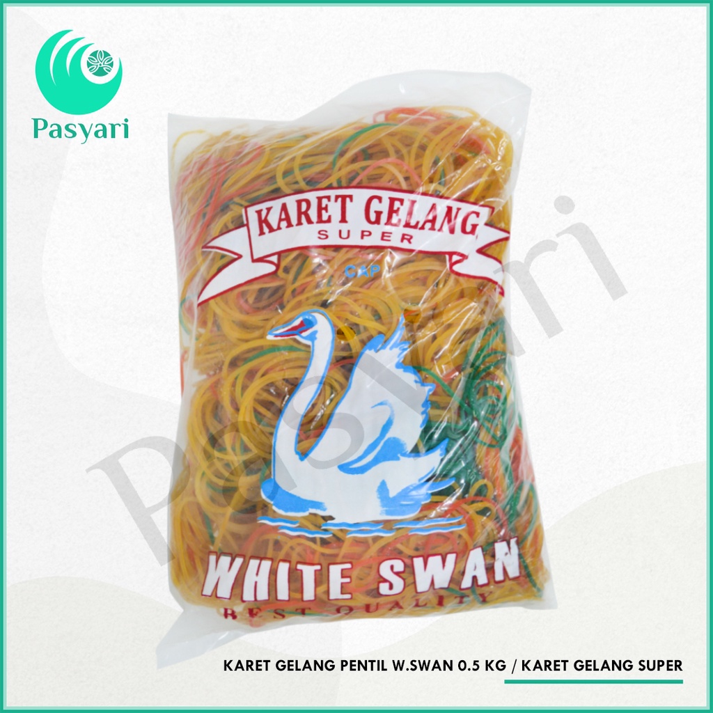 Karet Gelang Pentil W.Swan 0.5 kg / Karet Gelang Super