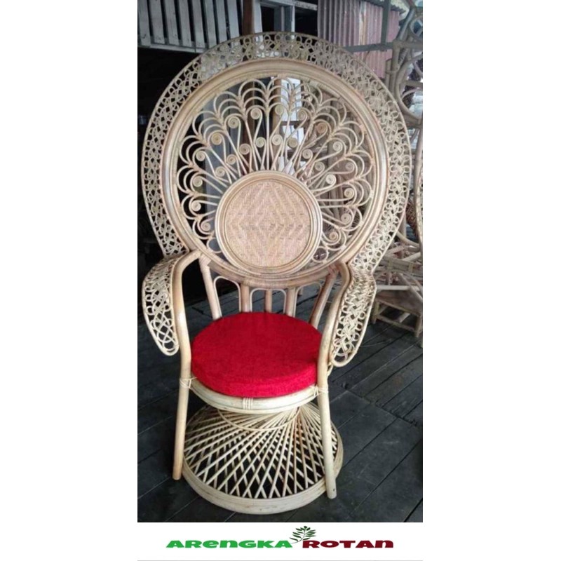 Kursi  Raja Rotan Antik  Rotan Pekanbaru