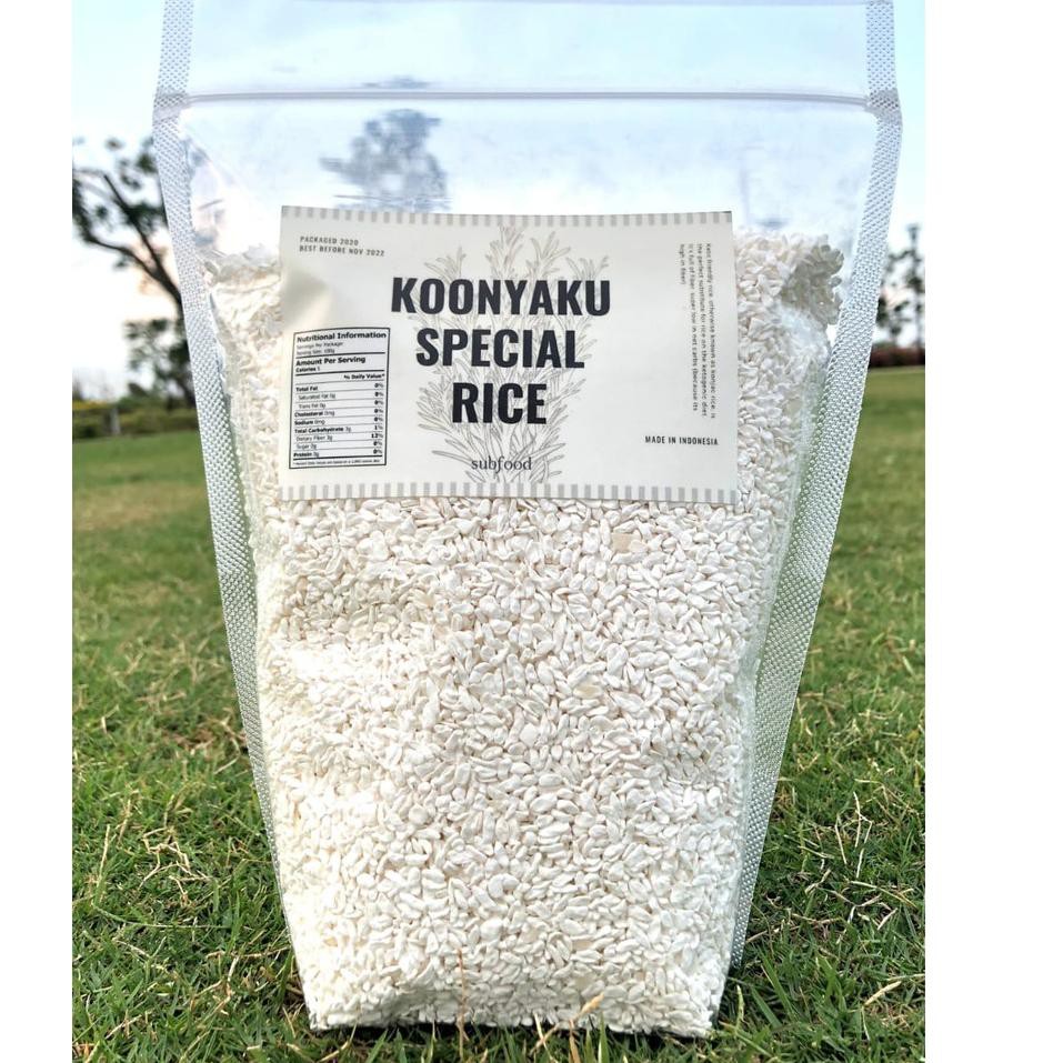 

FastPacking Beras Shirataki Koonyaku Rice Dry 1kg