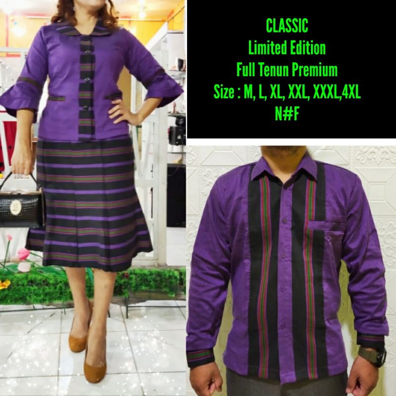 COPLE TENUN LURIK SETELAN & KEMEJA