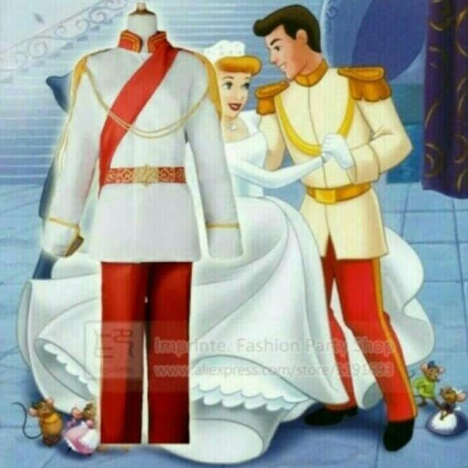 Kostum Anak Disney Prince Pangeran Cinderella Wedding
